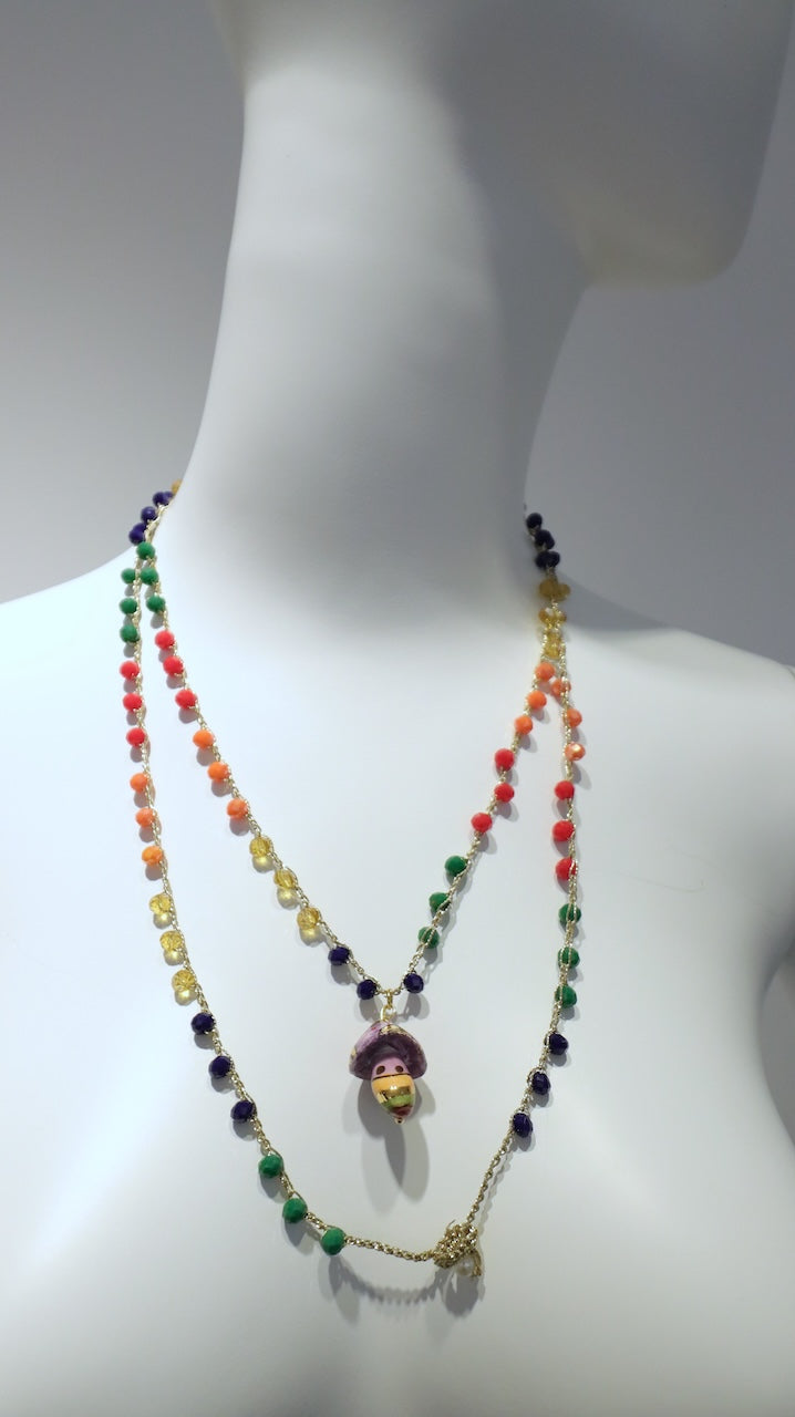 Collar Largo Champiñon