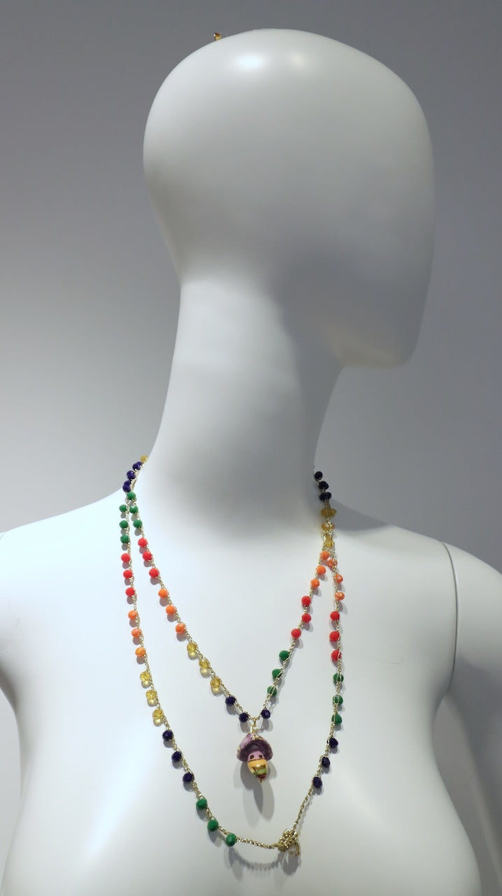 Collar Largo Champiñon