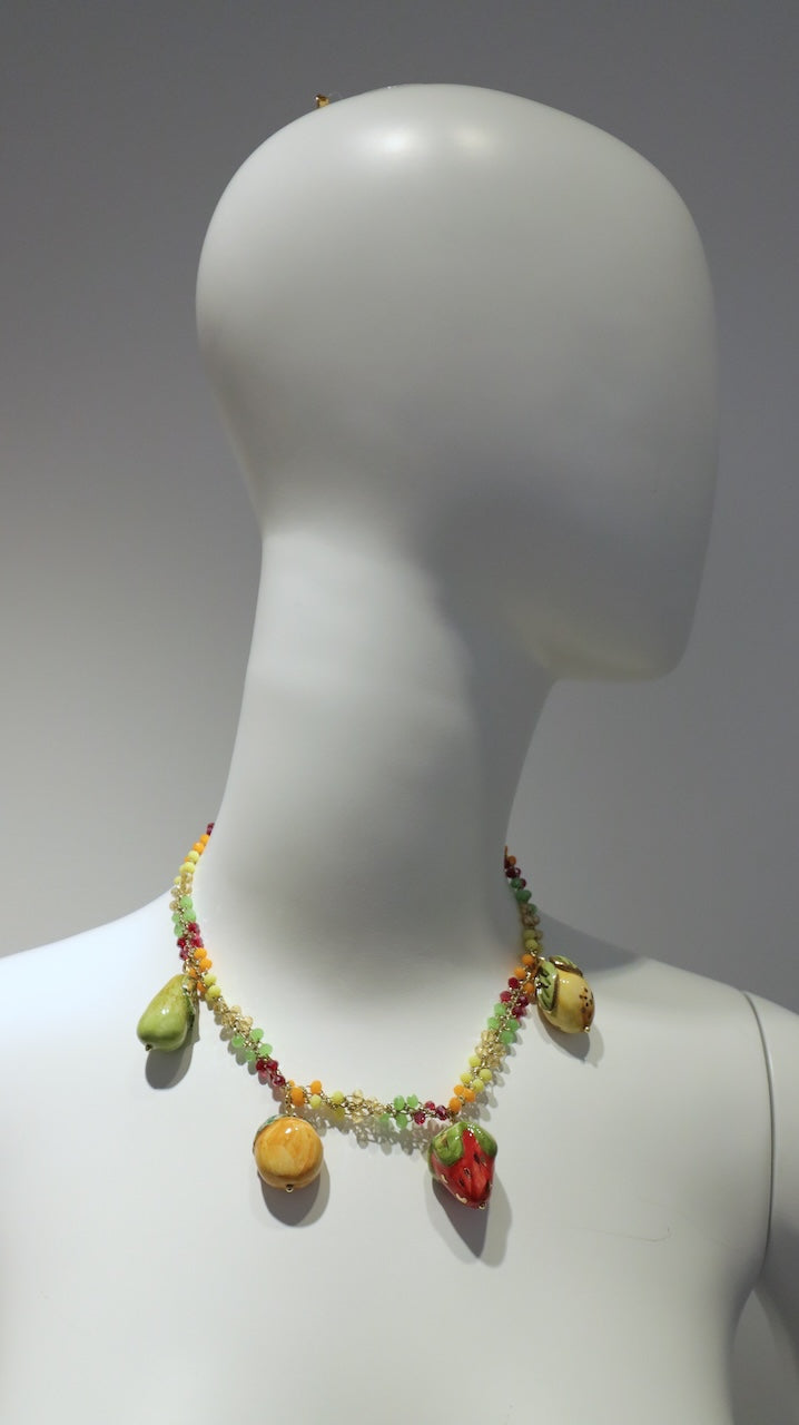 Collar corto de Frutas