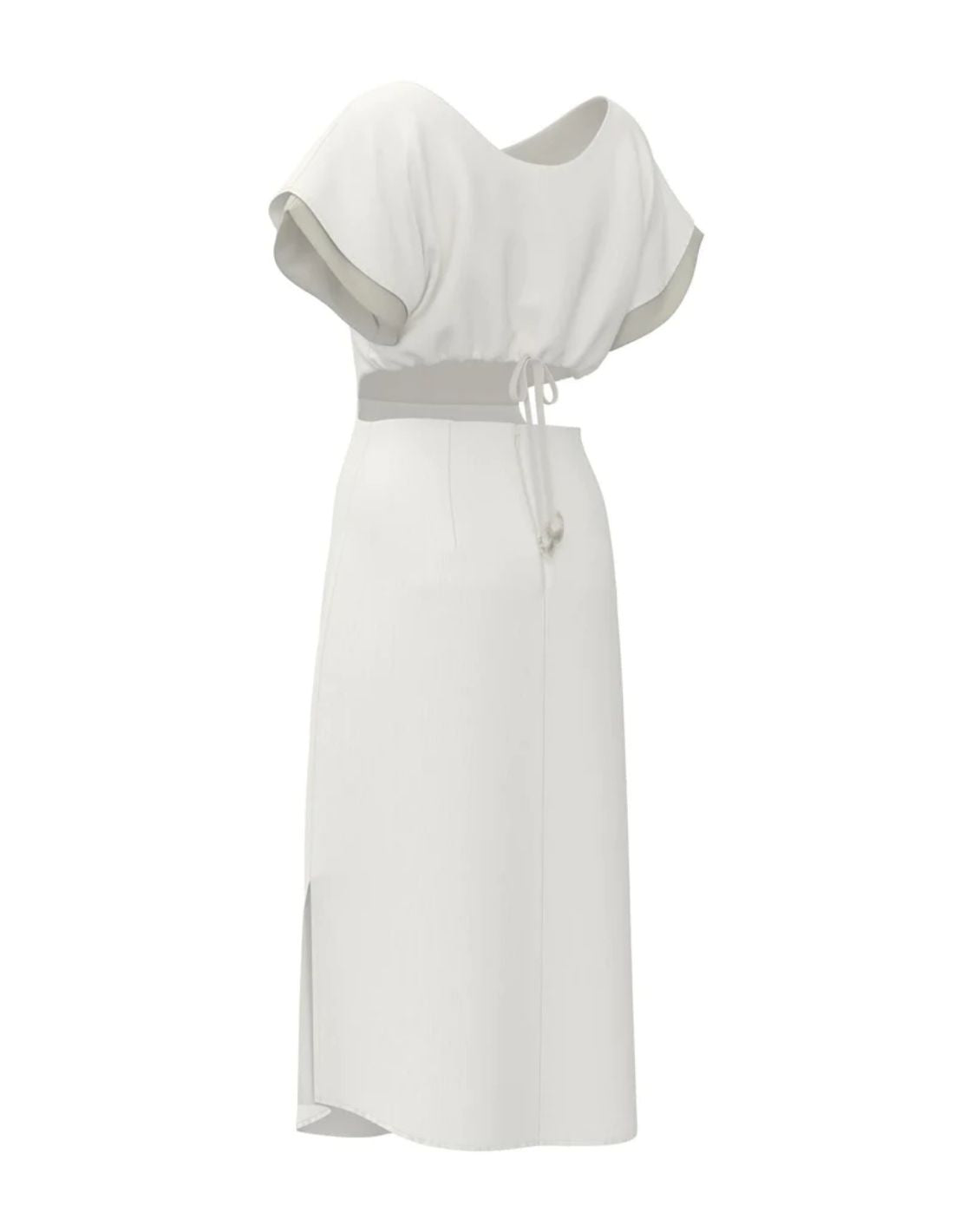 Vestido Magdalena Marfil